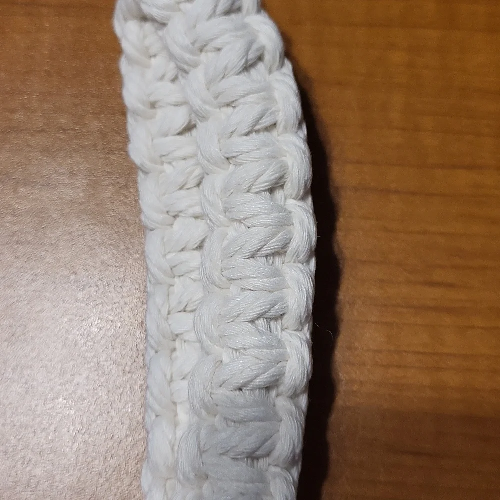 Handcrafted Off White Macramé Curtain Tie Backs  Set Of 2 New